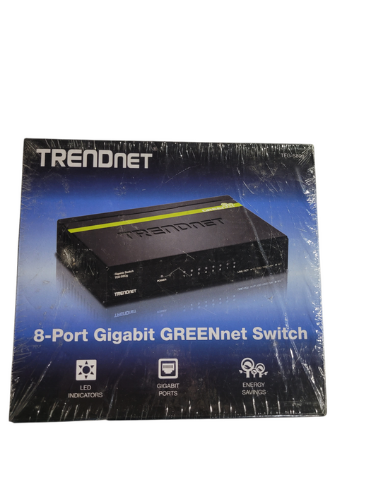 Trendnet 8-Port Gigabit Greennet Switch TEG-S80g