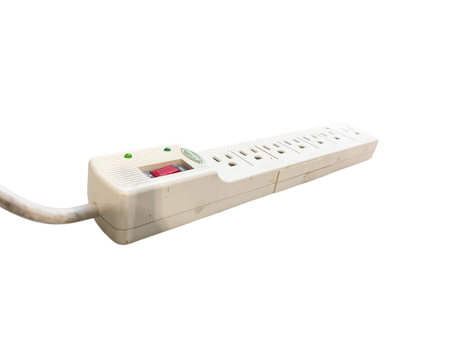 Lot 8x Power Extension Strips with six outlets each | Relocatable Power Tap