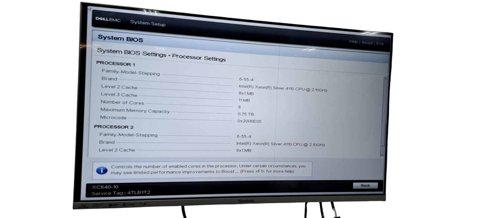 DELL XC640 1U 2x Xeon Silver 4110 CPUs |384GB RAM DDR4|10G NIC|HBA330 Mini