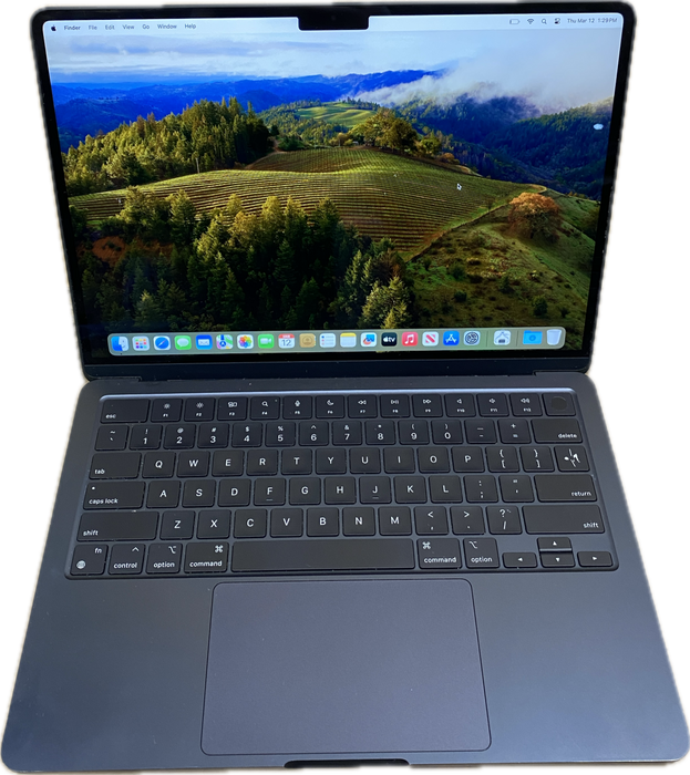 Apple MacBook Air 13  M2 2022 Midnight 8GB RAM 256GB SSD No Power Adapter