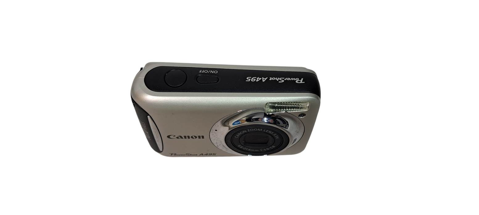 Canon PowerShot A495 10.0MP Digital Camera Silver
