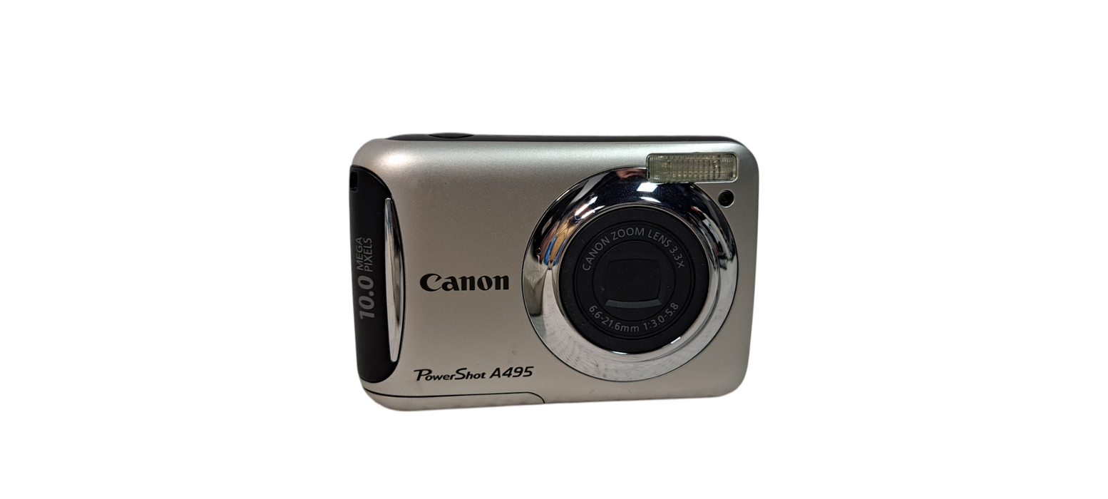 Canon PowerShot A495 10.0MP Digital Camera Silver