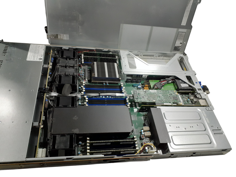 Supermicro X10DRU-i+ 2x Xeon E-2630 V3 @ 2.40GHz, 32GB DDR4 LSI 3108 2x 750