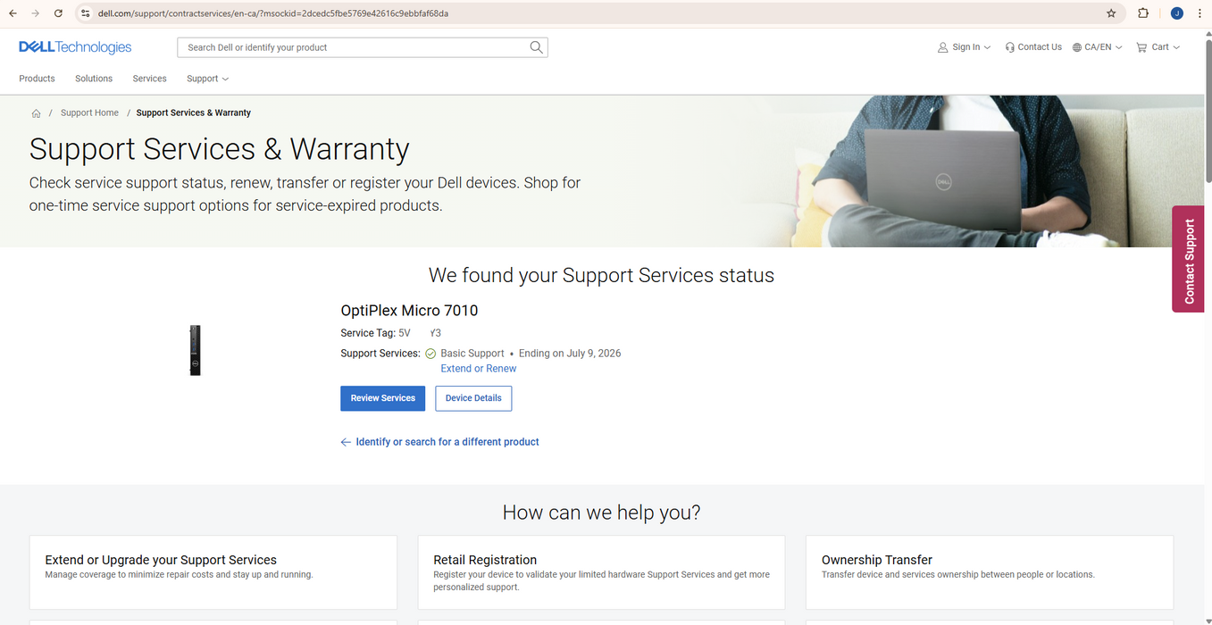 Dell OptiPlex Micro 7010 i5-13500T @ 4.6GHz 16GB DDR4 256GB NVme w/ AC, warranty $