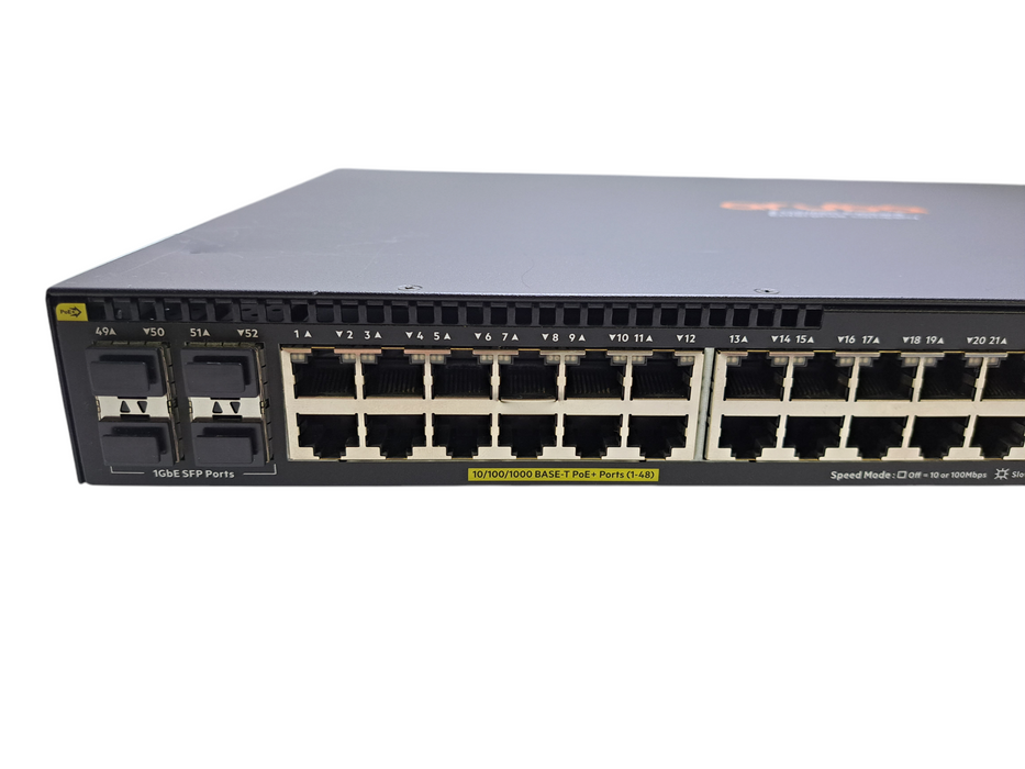 HPE Aruba 2930F 48xGbE PoE+ 370W 4x 1G SFP Managed Switch JL262A