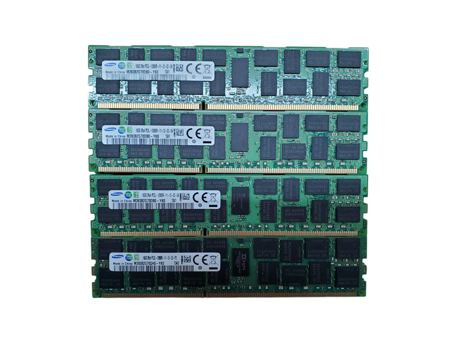 Lot 24x Samsung 16GB 2Rx4 PC3L-12800R DDR3 Server RAM