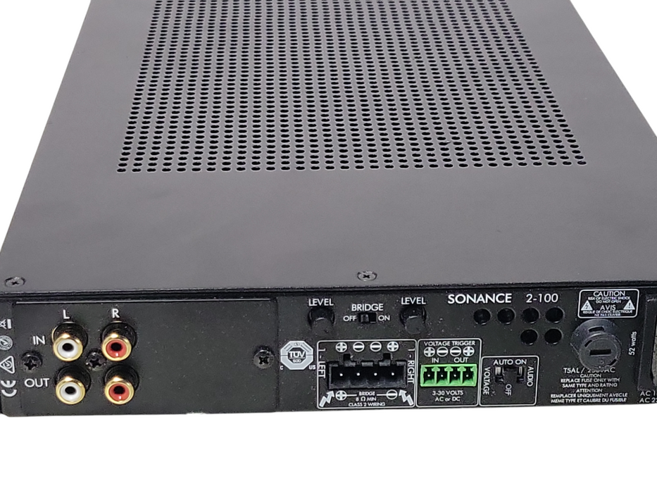 Sonance 2-100 200W 2.0-Ch. Digital Power Amplifier, Read _