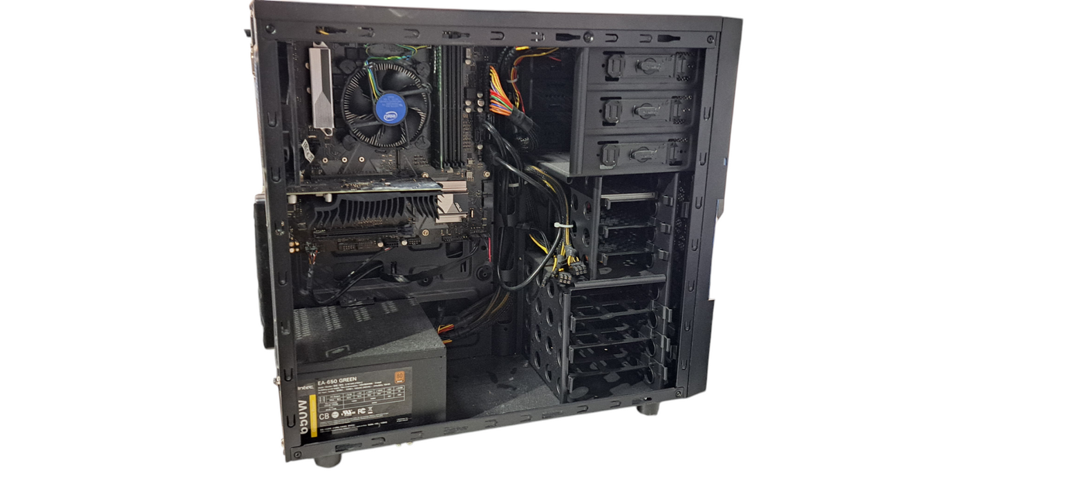 Custom PC i7-8700 CPU|8GB DDR4|250GB SSD|GT 1030 GPU|Prime M370M-PLUS