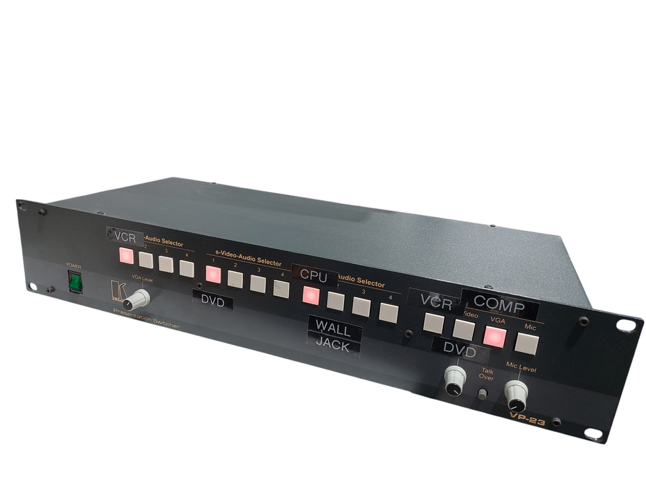 Rack Mountable Kramer Presentation Switcher Model: VP-23 =