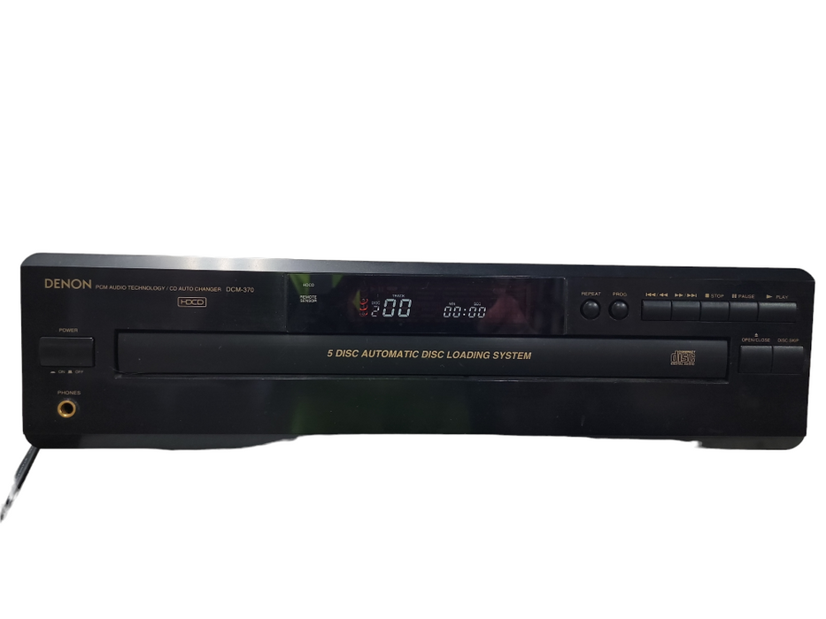 Denon DCM-370 5-Disc CD Changer PCM Audio HDCD