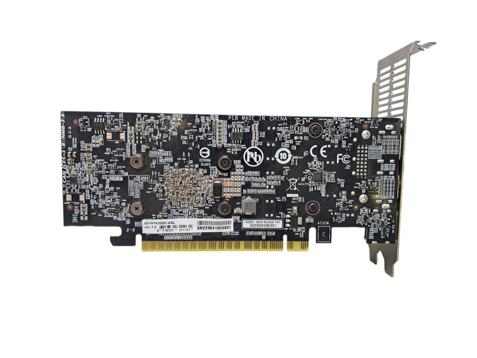 Gigabyte GeForce GTX 1630 4GB GDDR6 Graphics Card | GV-N1630OC-4GL )