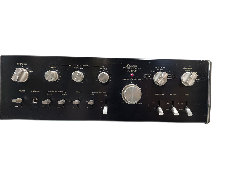 Vintage Sensui Stereo Integrated Amplifier Model: AU-6600 =