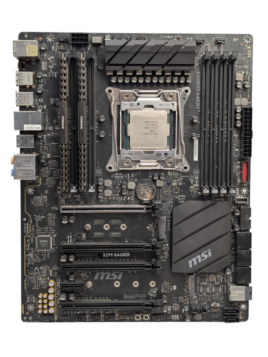 MSI X299 RAIDER Motherboard w/ Intel Core i7-7820X CPU, 16GB DDR4 RAM )