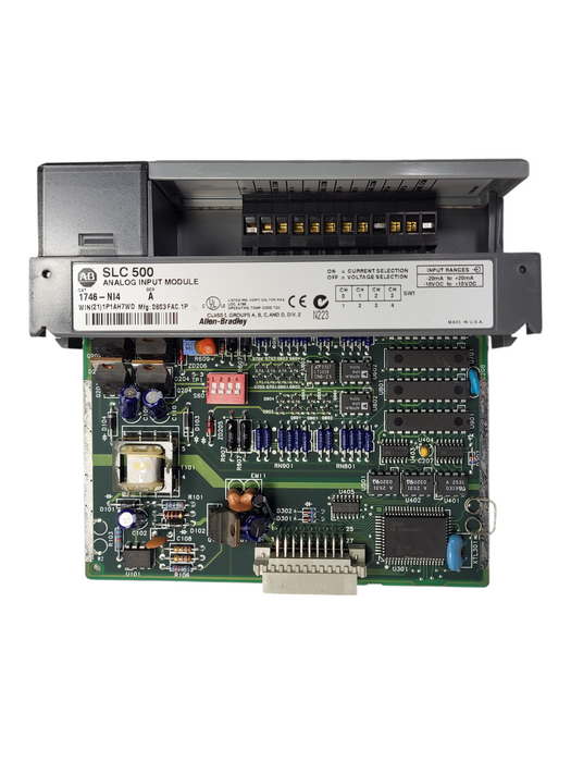 Allen Bradley 1746-NI4 /A SLC 500 Analog Input Module w/ Cover $