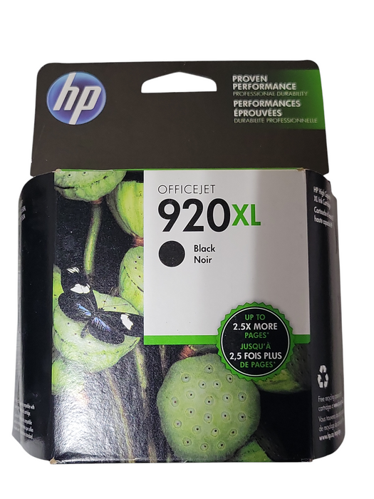 Lot of 3x New Genuine HP 920XL Black Ink Cartridge _