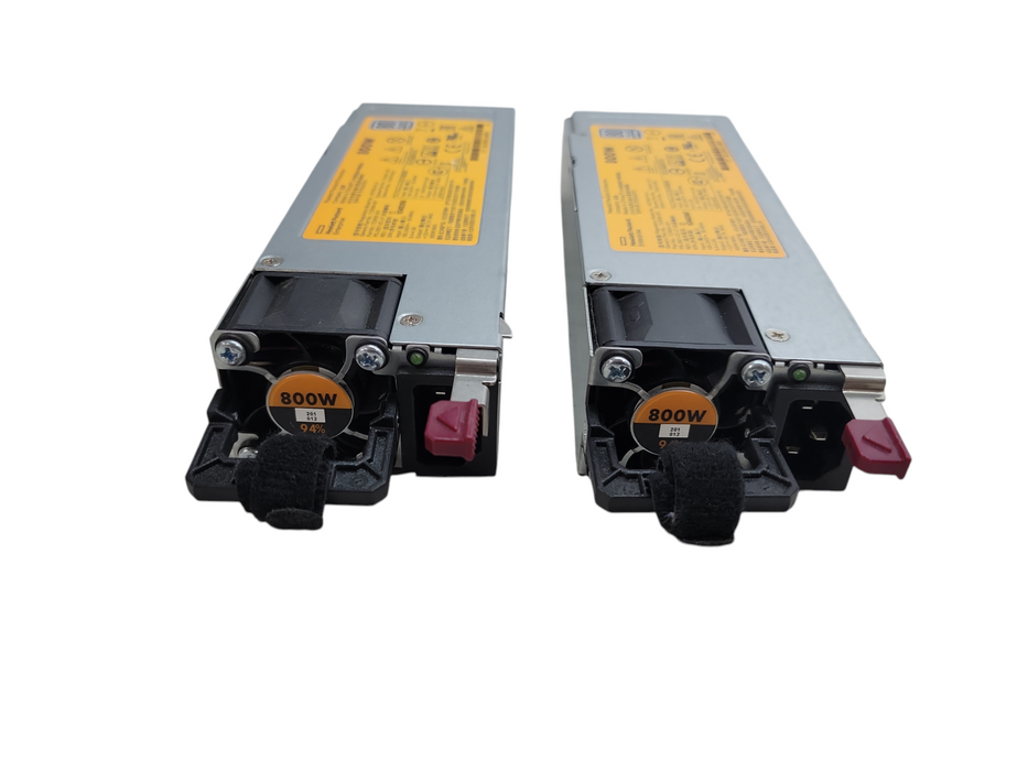 Lot of 2x - HP 800W Power DL360G9 723599-001 HSTNS-PL41 %