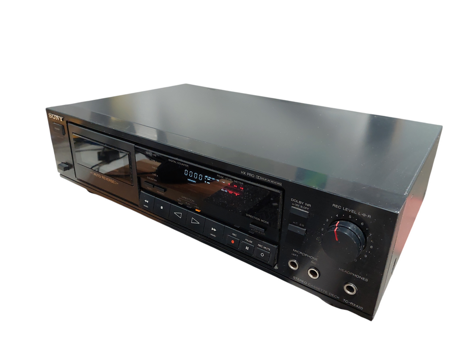 Sony Stereo Cassette Deck Model: TC-RX420  =