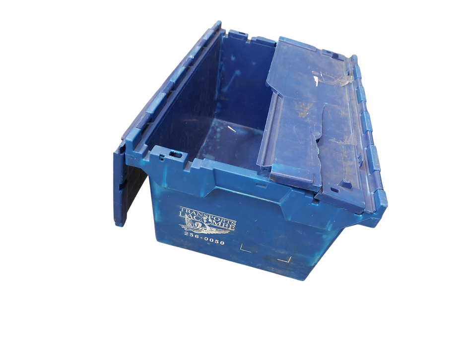 25 Resin Plastic Tote Bins & 1 Resin Pallet 34x48x46 Foldable Gaylord  =