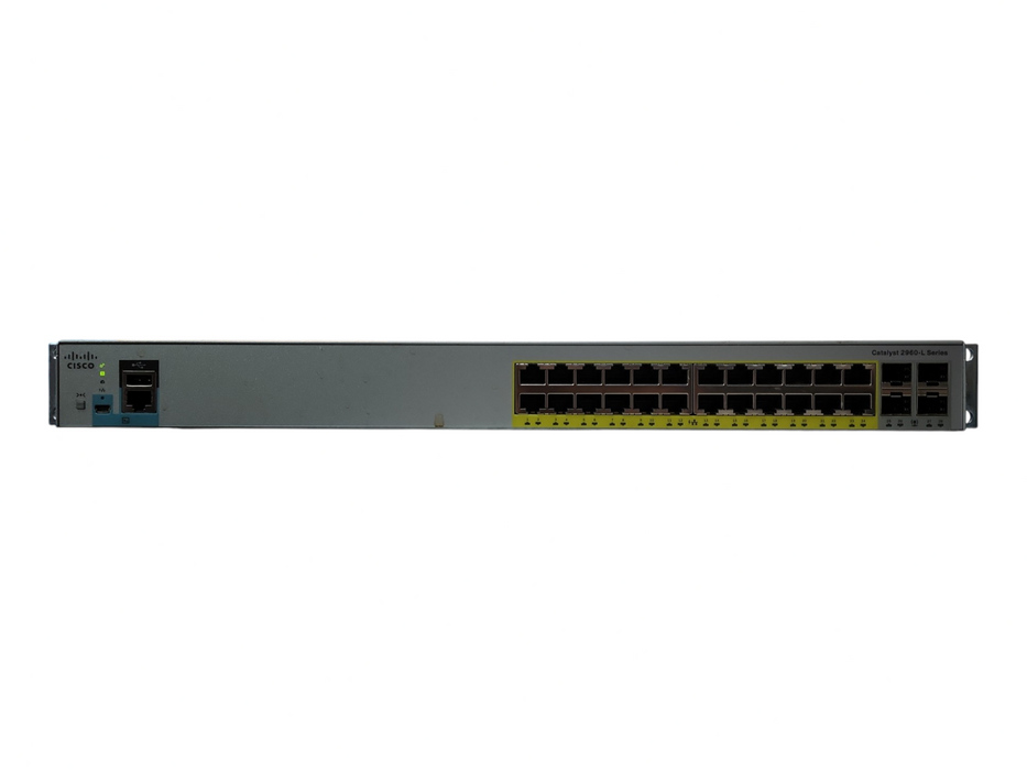 Cisco Catalyst WS-C2960L-24PS-LL 2960-L Gigabit PoE Network Switch