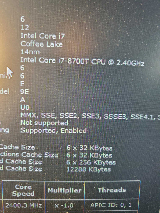 Dell OptiPlex 5070 USFF | i7-8700T @2.40GHz, 8GB DDR4, 256GB NVMe, Wi-Fi