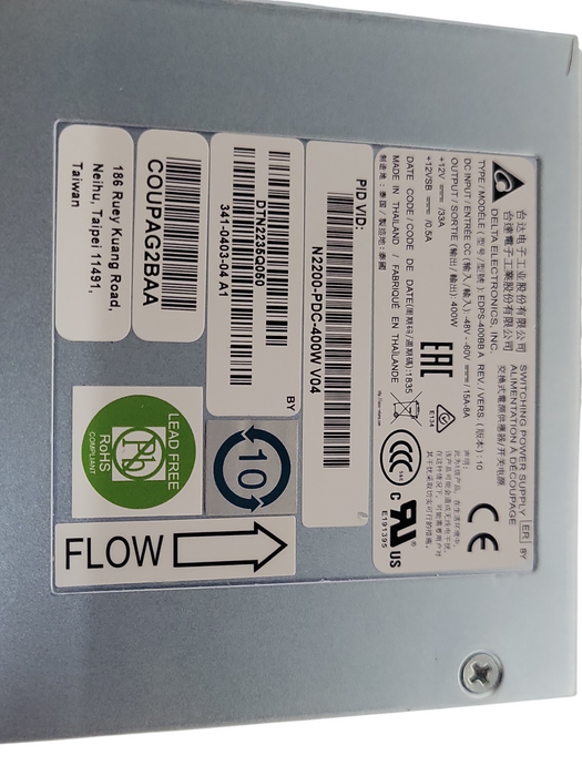 Genuine Cisco N2200-PDC-400W V04 400W Switching Power Supply 341-0403-04 Q_