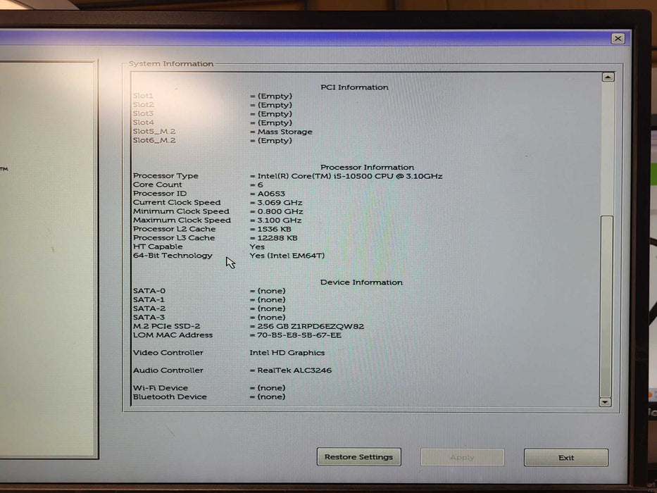 Dell OptiPlex 5080 Tower | Intel Core i5-10500, 16GB DDR4, 256GB NVMe Q$