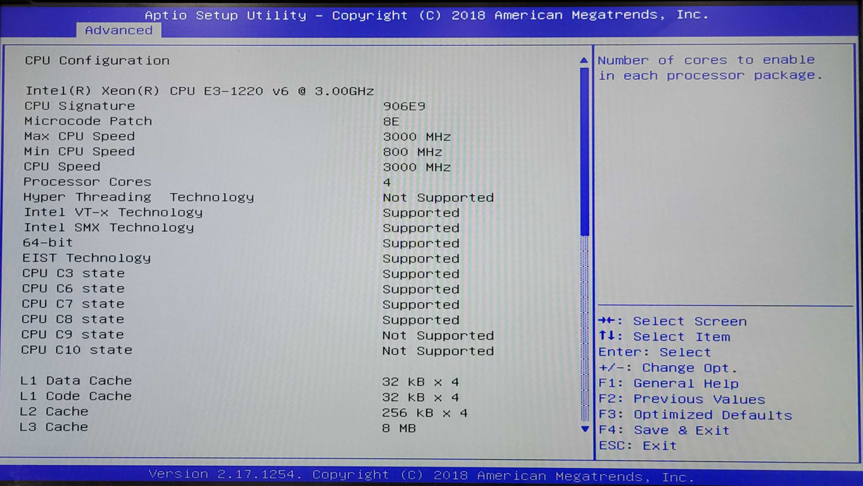 Supermicro X11SSH-LN4F | E-1220 v6 @3.00GHz 32GB DDR4 | NO HDD