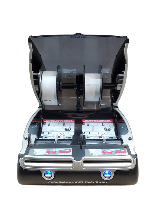 DYMO LabelWriter 450 Twin Turbo Direct Thermal Label Printer + 2 Rolls %