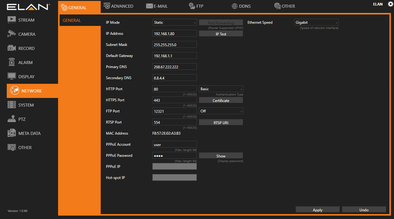 Elan EL-NVR 6TB Network Video Recorder %