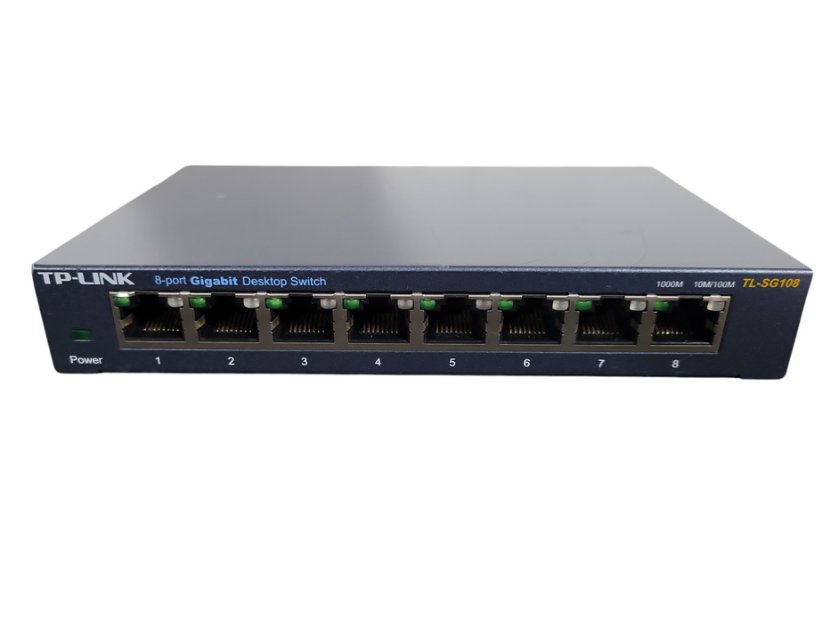 TP-Link (TL-SG108) 8-Port 10/100/1000Mbps Desktop Switch !