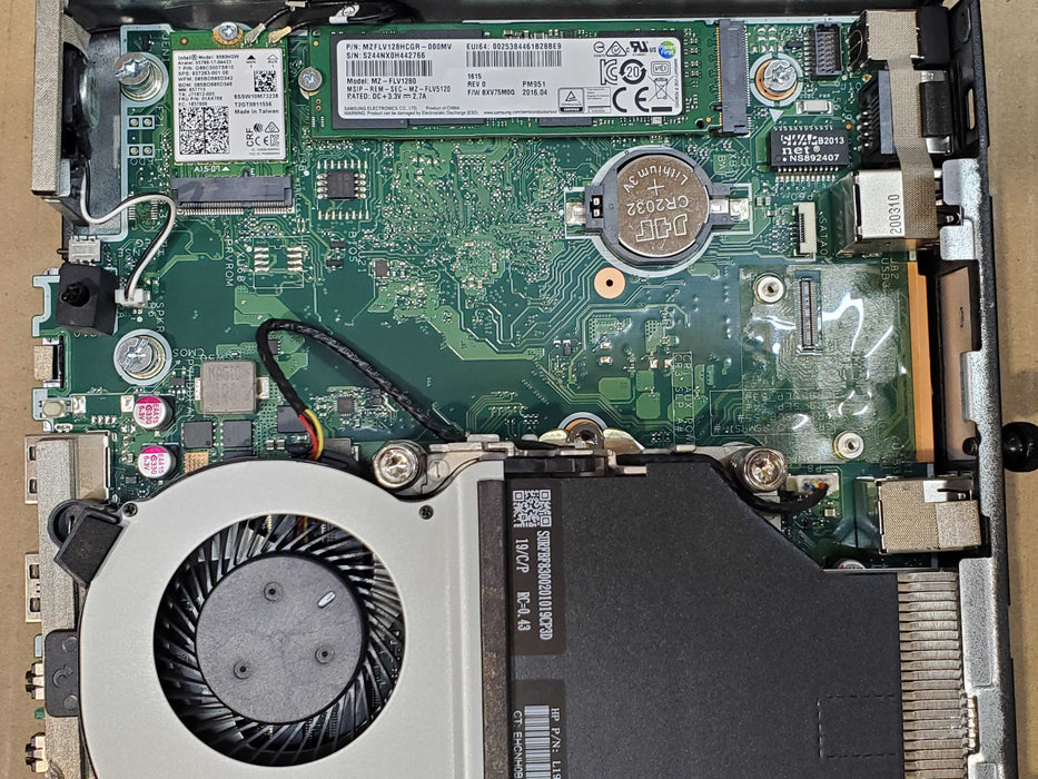 HP  Mini PC , USFF Intel Core i5 9th Gen, 8GB RAM, 128GB NVMe Q