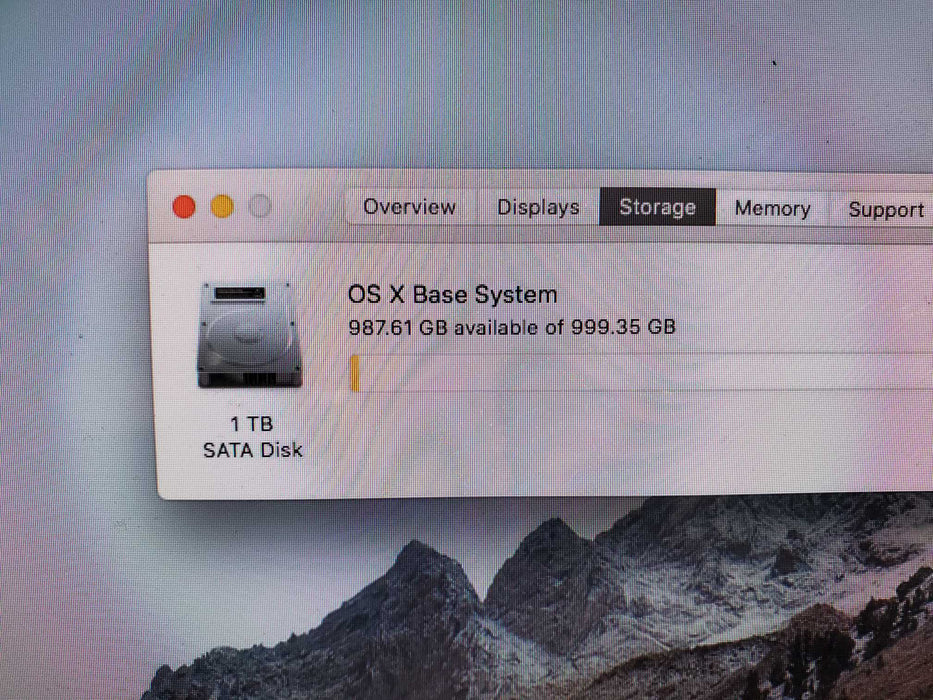 Apple iMac A1312 27 inch Intel Core i5 2nd Gen 2.7GHz 1TB HDD , 4GB RAM