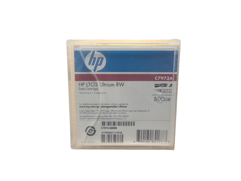 HP LTO3 Ultrium RW 800GB Data Cartridge | C7973A Q