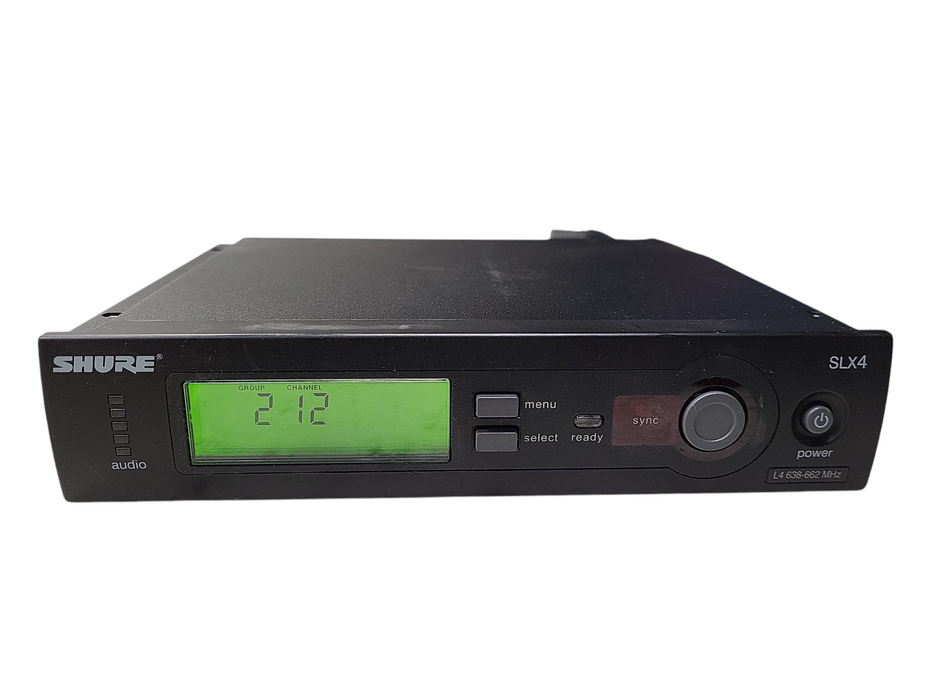 Shure SLX4-L4 Wireless Microphone Receiver - Frequency: 638-662 MHz $