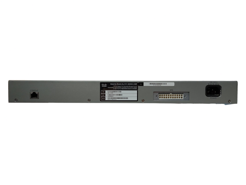 Cisco SG550X-24MP-K9 V02, 24-Port Gigabit PoE Stackable Managed Switch