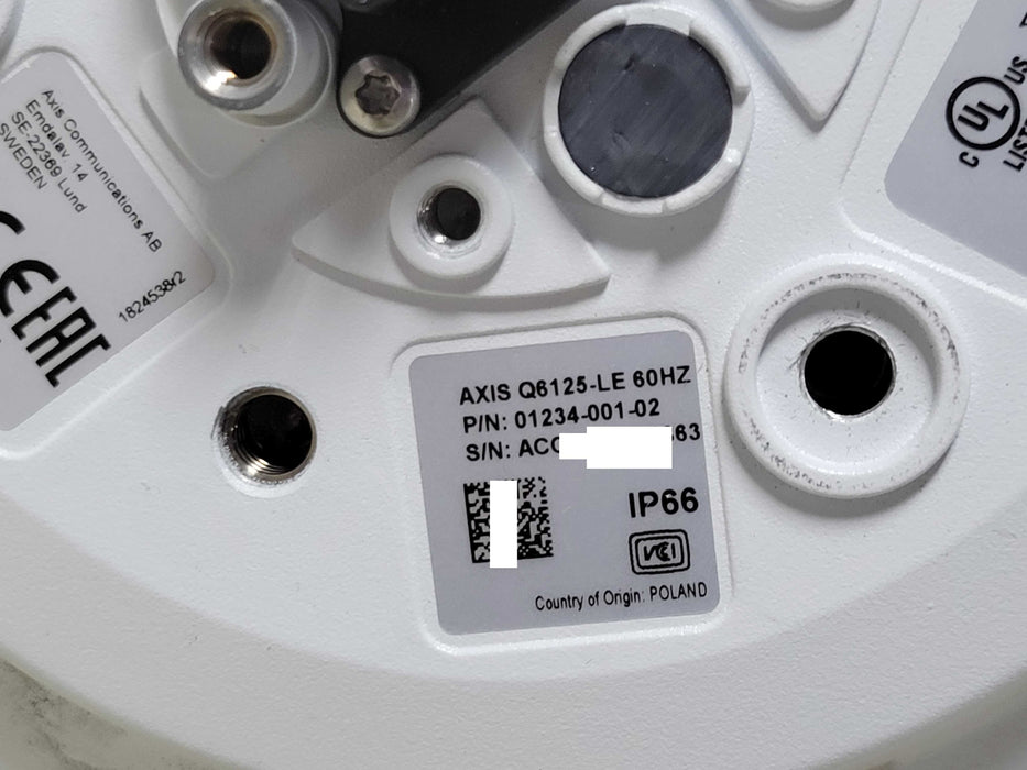 AXIS Q6125-LE PTZ Network Camera (Missing lens/Dome cover) _