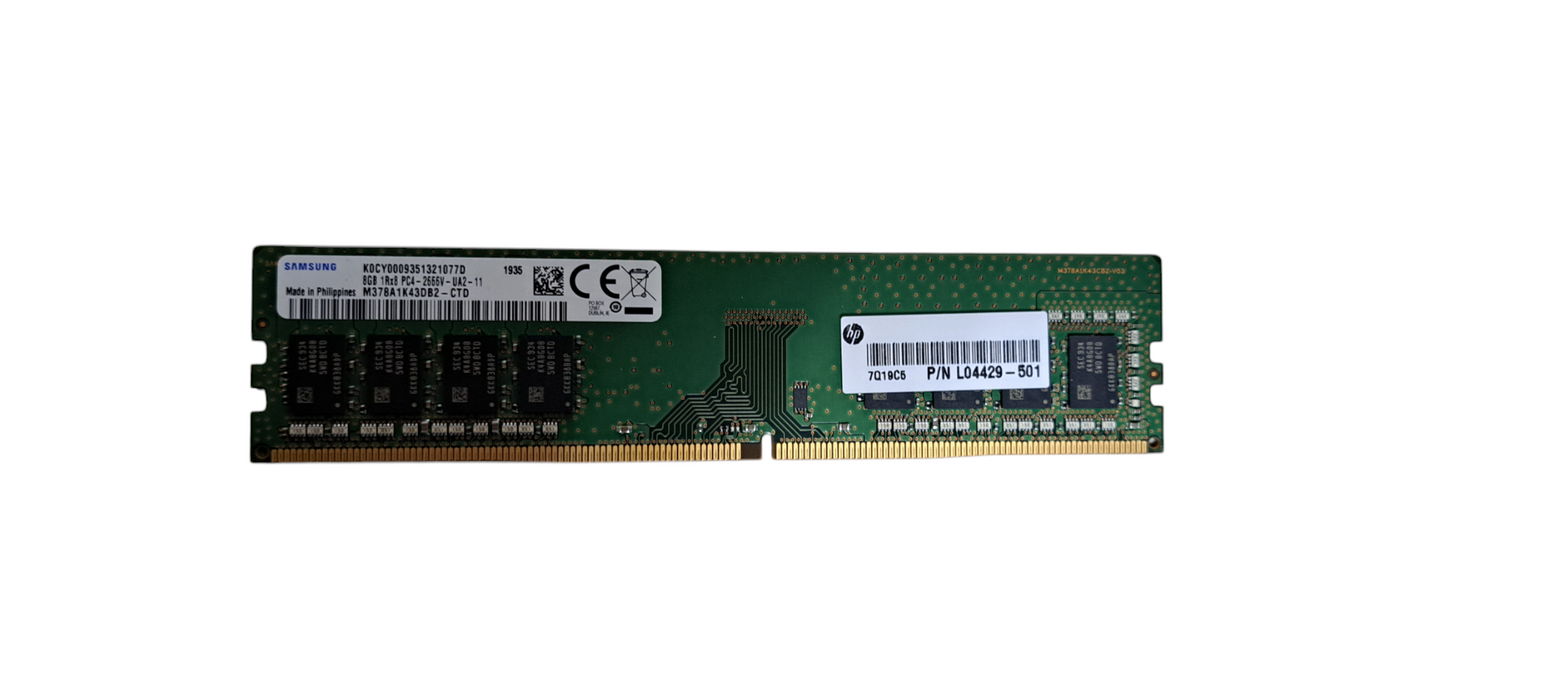 Samsung 8GB DDR4-2666V PC4-21300 UDIMM RAM(M378A1K43DB2-CTD) Q