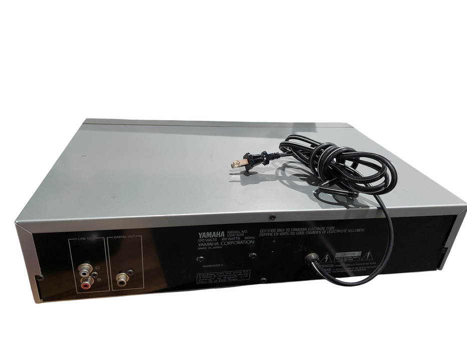 Yamaha Natural Sound Compact Disc Player Model: CDX-520 =