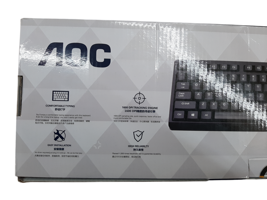 Open-Box AOC KM210 Wireless Combo, keyboard & Mouse