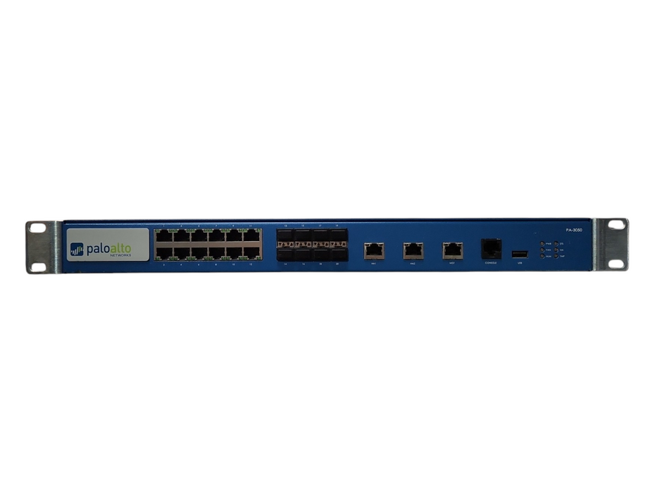 Palo Alto Networks PA-3050 20-Port Security Firewall Appliance w/ Rack Ears