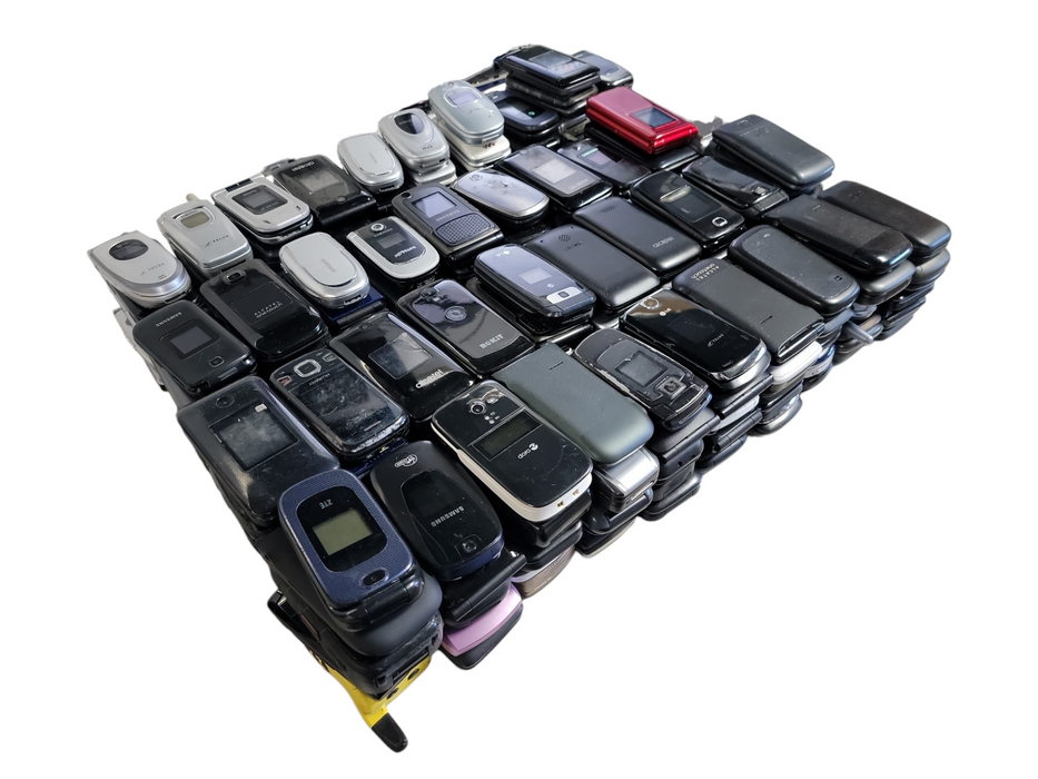Lot of 200x Flip Phones [Untested] (