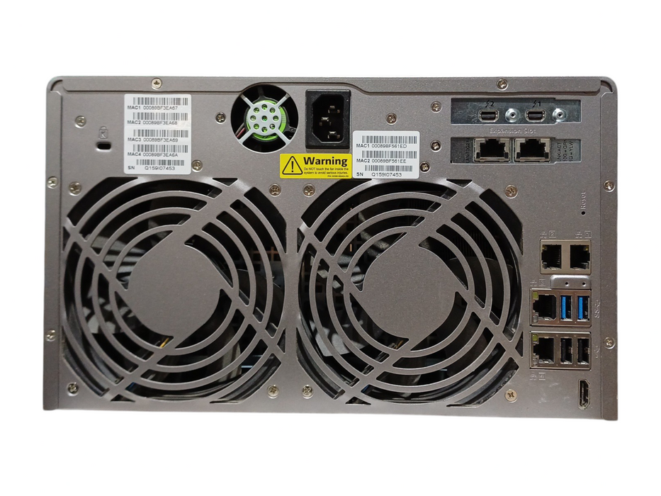 QNAP TVS-871T 8-Bays NAS 16GB RAM w/ 4x4TB & 4x 6TB HDDs