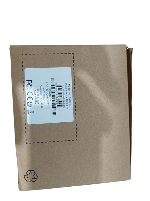 4K Deterrence Dome AI PoE IP Wired Camera w/ Smart Lighting & Motion Detect