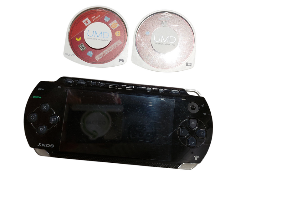 PSP Model: PSP1001 & 2 Games Spiderman 2 & Namco Museum Battle Collection =