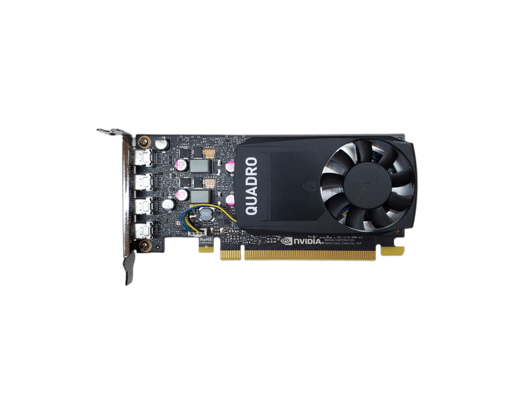 NVIDIA Quadro P1000 4GB GDDR5 - Graphics Card Low Profile — retail.era