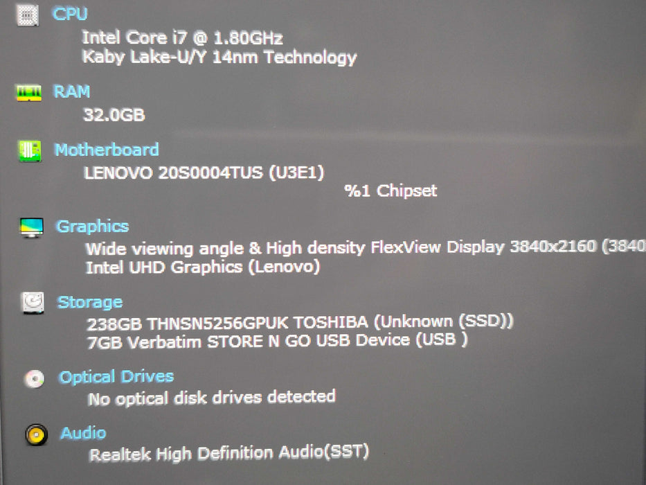 Lenovo ThinkPad T14 i7-10510U 32GB DDR4 256GB NVMe 4K β Lap200