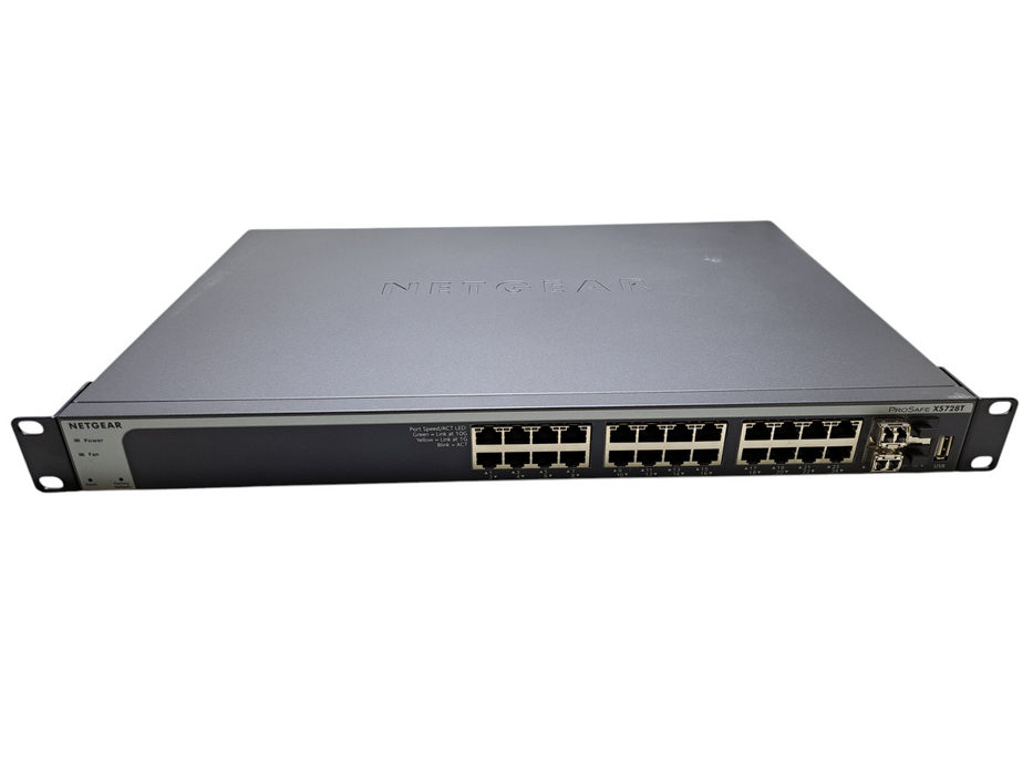 Netgear ProSafe XS728T | 28-Port 10-Gigabit L2+ Smart Switch w/ 4x SFP+ )