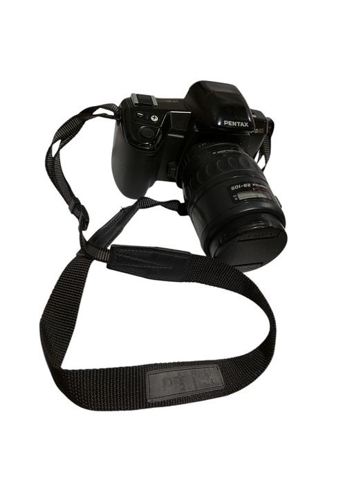Pentax PZ10 35mm Camera with Pentax 28-105 with Battery Made in Japan =