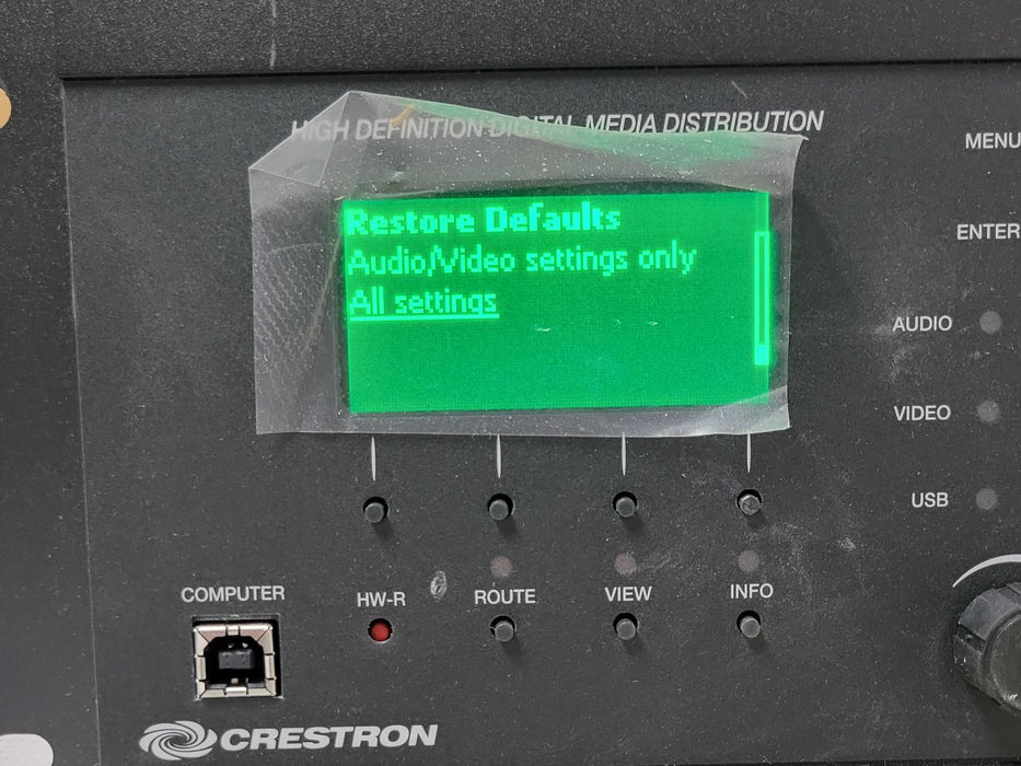 Crestron DM-MD8X8-CPU3 8x8 DigitalMedia Switcher w/ 5x Cards, See detail _