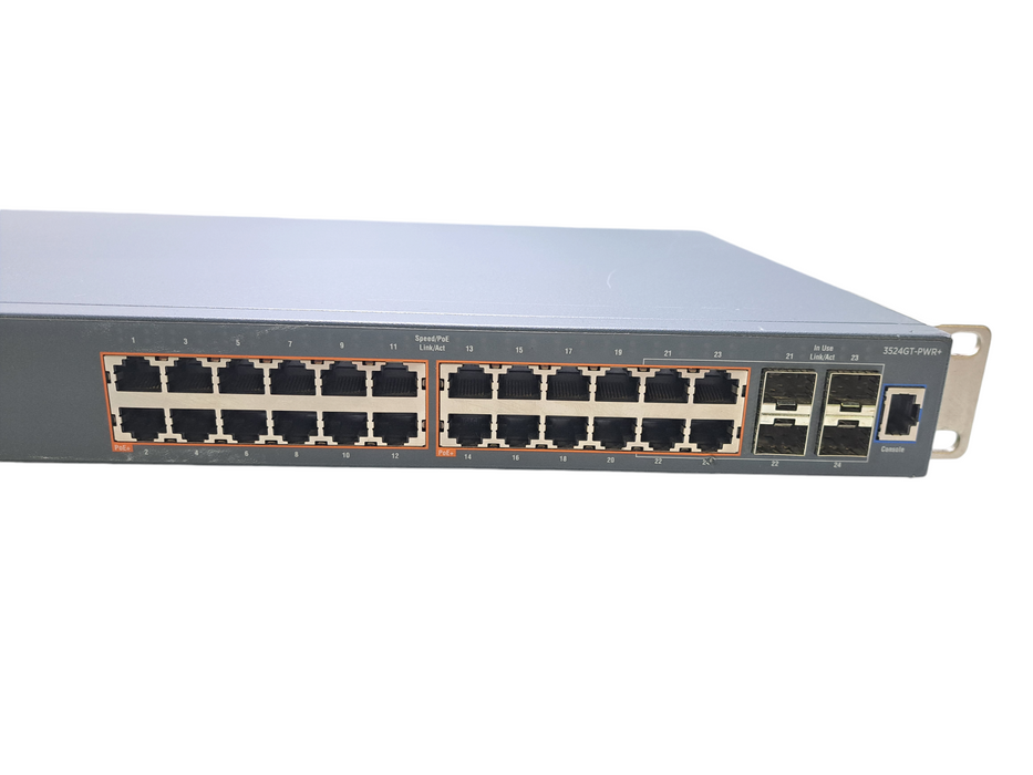 Avaya ERS3524GT-PWR+ | 24-Port Gigabit PoE+ Network Switch | 4x SFP